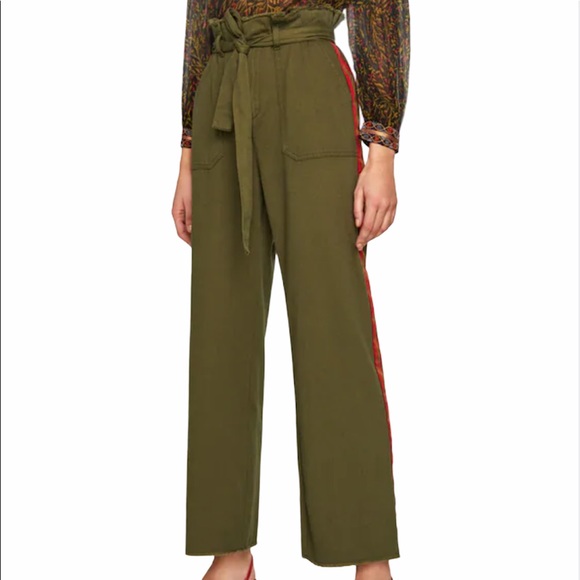 Zara Pants - Zara Wide Leg Pants with Side Stripes NWT